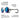 Photo of Julbo-usa Vermont Classic mountaineering glasses with blue high-performance lenses, leather side shields, metal frames, Grip Tech temples, and flexible earbend temples. Text explains each feature. #color_gun-white-with-spectron-3-lens