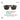 Julbo Eyewear Ward sunglasses feature Spectron 3 polarized polycarbonate lenses that block 88% of visible light with 12% VLT, delivering UV protection and retro style—ideal après-ski eyewear. #color_black-with-spectron-3-polarized-lens