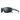 The Julbo Eyewear Camino RX are dark blue wraparound prescription trail sunglasses with black lenses, removable side shields, and an orange logo on the temple, shown on a white background. #color_matte-dark-blue-/-black