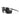 The Julbo Eyewear Faster RX sunglasses feature a wraparound aerodynamic mono-lens frame with black arms and a small red accent near the hinge. #color_matte-translucent-black