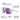 The Julbo Eyewear Intensity cycling sunglasses have oversized photochromic panoramic lenses, full venting, soft grip temples, a flexible nose grip, and lightweight curved slim temples—perfect for trail running or sport rides. #color_purple-with-spectron-3-lens
