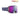A pair of snow goggles with a dark gray frame and strap, featuring a purple-to-blue gradient reflective lens. The brand logo 'Joma' is visible on the strap, and the 'Reactiv Photochromic' text is shown in the top right corner. #color_dark-blue-with-reactiv-0-4-high-contrast-lens