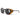 The Julbo Eyewear Legacy RX sunglasses feature black frames with brown leather side shields and red accents, blending vintage-inspired style with modern appeal. Displayed on a white background. #color_translucent-/-black-/-red