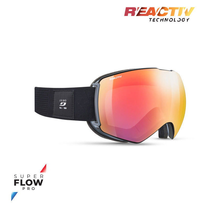 #color_Black / Grey with REACTIV 1-3 High Contrast Red Mirror Lens