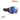 Goggles with a black strap and a blue-to-purple mirrored lens, shown on a white background with 'REACTIV PHOTOCHROMIC' and 'SUPER FLOW PRO' text overlays. #color_black-grey-with-reactiv-2-4-polarized-lens