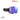The Julbo USA Lightyear OTG ski goggles, with blue-tinted lens and black strap, feature REACTIV lens technology and SuperFlow Pro—ideal winter sports gear for clear vision on the slopes. #color_black-with-reactiv-1-3-glare-control-lens