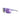 Julbo Eyewear Liry purple-framed performance sunglasses with REACTIV photochromic semi-rimless mirrored lenses, black adjustable arms, and an adjustable nose fit, shown on a white background. #color_matte-purple-/-translucent-purple-with-spectron-3-lens