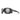 Julbo-usa Montebianco 2 mountain sunglasses in black with reflective lenses, removable side shields, and a small red logo on the temple. #color_black-orange-with-spectron-4-lens