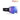 The Julbo USA Razor Edge ski goggles feature a frameless design, black strap, and reflective blue REACTIV lens with the REACTIV Technology logo in the top right corner. #color_black-with-reactiv-1-3-high-contrast-lens