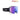 The Julbo USA Razor Edge is a black frameless ski goggle with a wide, mirrored purple REACTIV lens and a black strap featuring a white logo, shown on a white background with "REACTIV TECHNOLOGY" in the top right corner.