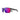 Julbo-usa Renegade sunglasses feature black frames, red and purple mirrored REACTIV photochromic lenses for wide-angle vision, and a small white logo on the arm. #color_matte-black-with-spectron-3-hd-lens