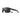 The Julbo Eyewear Renegade RX is a black wraparound prescription sunglass with rectangular polarized Spectron Rx polycarbonate lenses, thick temples, and a small red logo on the arm. Shown on a white background. #color_black-/-red