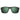 Front view of black rectangular Renegade Sunglasses Parts by Julbo Eyewear, featuring green polarized lenses, durable temple arms, and premium replacement lenses. #color_renegade-spectron-3-polarized-lens-green
