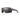 Julbo Eyewear's Shield M RX sport sunglasses feature black and red thick frames, rectangular dark lenses, and removable side shields. Compatible with REACTIV photochromic Rx lenses for custom prescription options. #color_translucent-black-/-neon-orange