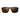 The Julbo USA Shield Lenses & Parts are black-framed sunglasses with rectangular brown-tinted lenses and sleek temple arms, shown on a white background. #color_shield-lenses-brown-reactiv-2-4-polarized-pair
