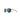 Julbo Eyewear Shine L round sunglasses with light brown frames and blue SPECTRON lenses, displayed at an angle on a white background. #color_blush-/-light-gray-with-polarized-3-lens