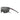 The Julbo Eyewear Ultimate RX sports sunglasses feature a semi-rimless black frame, dark panoramic lenses for a wide field of view, and a red logo detail on the temple. #color_black