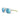 The Julbo Eyewear Ward sunglasses feature clear retro frames, blue mirrored lenses, and lime green arms—ideal après ski shades—shown on a white background. #color_light-gray-light-brown-with-spectron-3-polarized-hd-lens