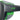 Close-up of the hinge and temple arms on Julbo USA sunglasses, showcasing green and gray textured accents, a small leaf-shaped logo, and compatibility with Explorer 2.0 Lenses & Parts. #color_explorer-2-0-side-shields-pair-grey-green
