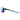 Side view of Julbo USA Aerospeed Lenses & Parts sunglasses, featuring a gray and blue frame, single mirrored lens, sleek angular design, and comfortable nose pads for a secure fit. #color_aerospeed-temple-arms-pair-grey-blue
