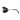 Side view of Julbo USA Cham Lenses & Parts eyeglasses with black leather side shields, metal frame, curved temple arms—compatible with replacement lenses. #color_cham-temple-arms-pair-chrome