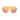 Julbo USA Edge Sunglasses Parts feature a single large, mirrored orange-red lens with green temple arms, displayed in a front view. #color_reactiv-1-3-light-amplifier-lens-yellow-rose-gold-flash