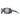 Blue and gray Julbo-usa Montebianco 2 sunglasses feature reflective lenses, a red temple logo, and removable side shields, displayed on a white background. #color_dark-blue-with-spectron-4-lens