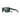 The Julbo-usa Renegade sunglasses feature a black frame and green polarized lenses for wide-angle vision, shown on a white background. #color_black-matte-black-with-spectron-3-polarized-lens