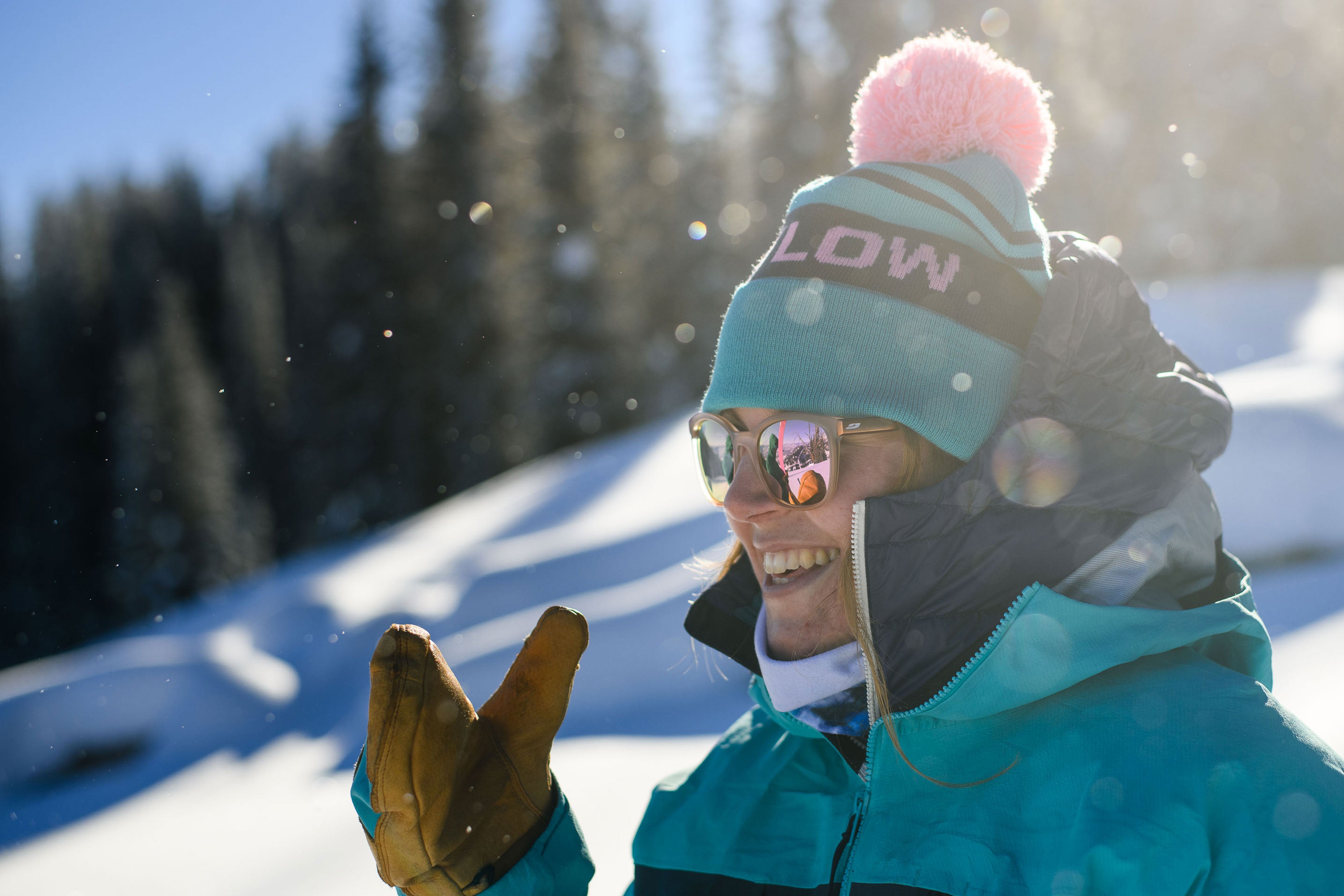 Julbo Athlete Wears Glasses for Backcountry Skiing