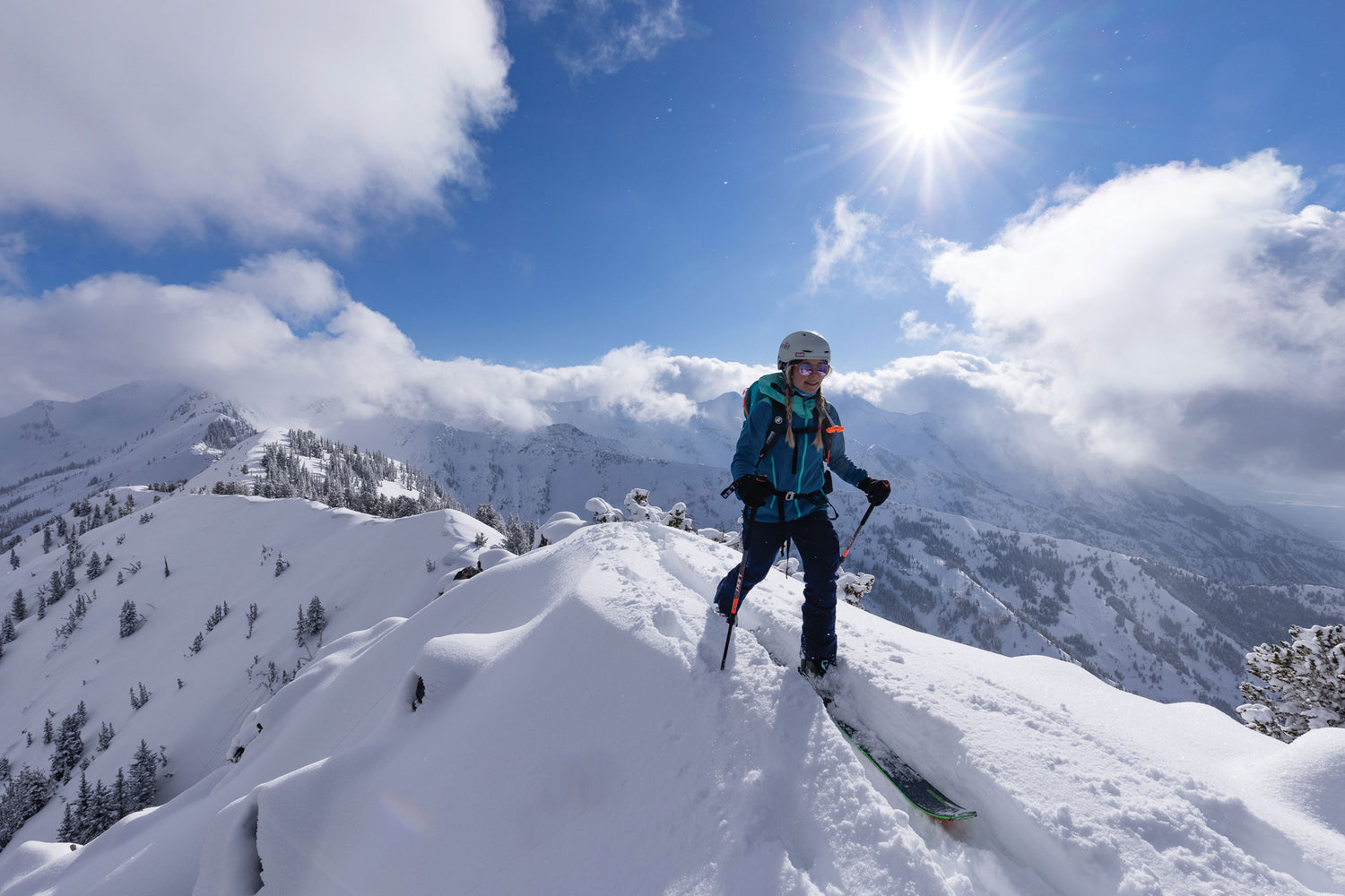 Caroline Gleich Wars Julbo for Backcountry Skiing