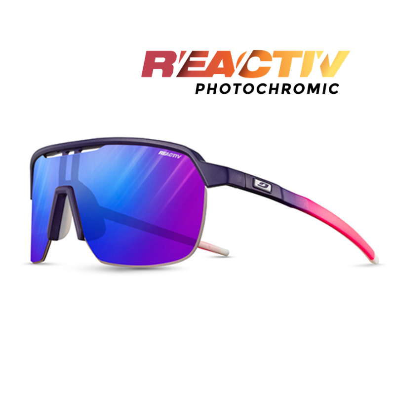 #color_Purple / Pink with REACTIV 1-3 High Contrast lens