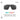 Julbo Spectron 3 shield-style sunglasses with a white frame and dark gray lenses, shown on a white background with feature text and sun icons. The text reads '13% VLT' and describes dark polycarbonate lens protection. #color_salt-flat-with-spectron-3-lens