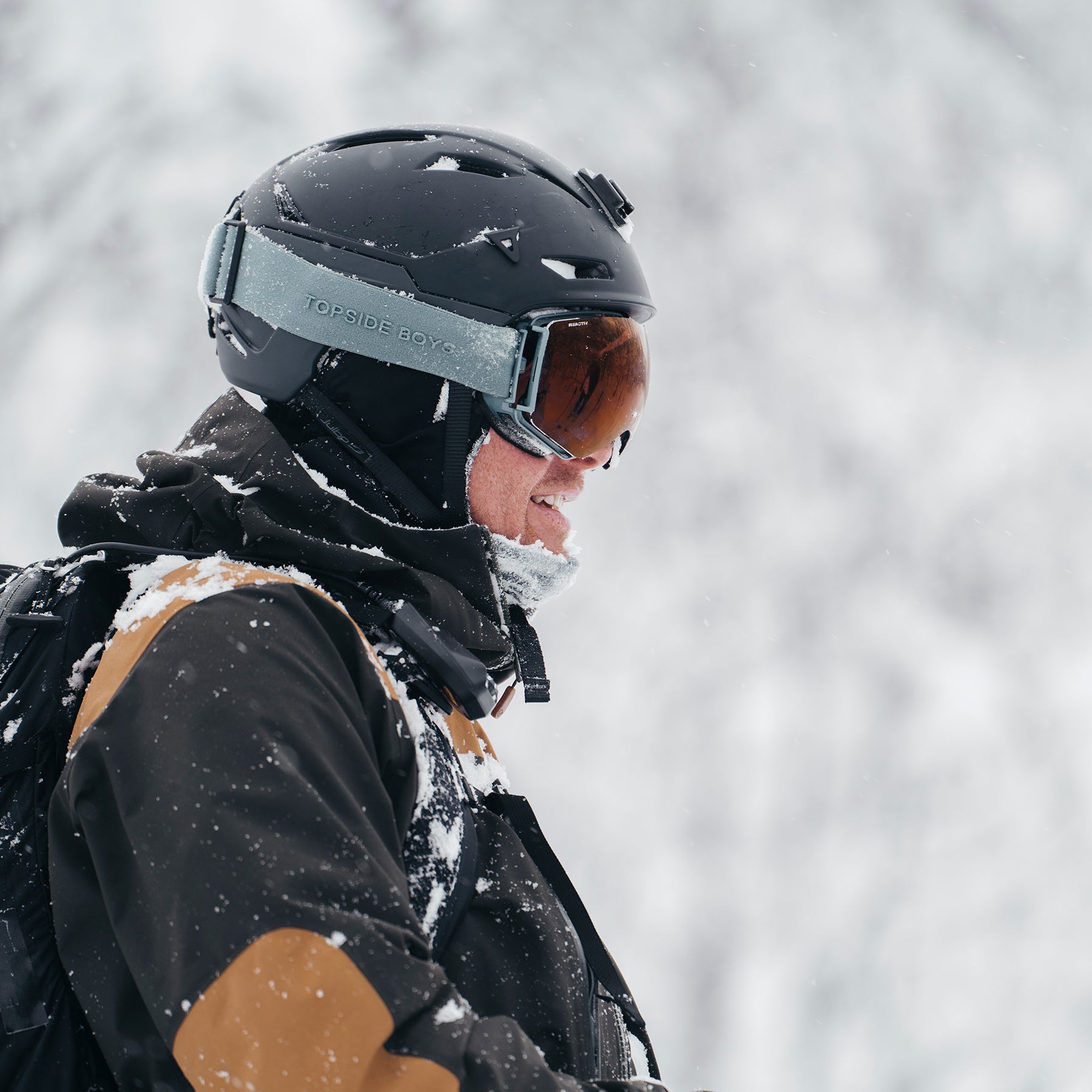 Goggles and hot sale helmet