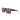 Matte black square sunglasses with tinted purple lenses, shown at a three-quarter angle on a white background. #color_matte-black-with-spectron-3-polarized-HD-lens