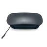 The Julbo Eyewear Collapsible Travel Sunglasses Case is a black, compact hard shell with a zipper and pull tab, shown from above.