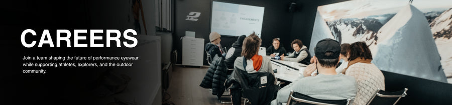 A photo of employees at the julbo office with copy about careers at Julbo