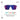 Spectron HD 3 shield sunglasses with a dark teal frame and a blue-to-purple mirrored lens, shown on a white background with feature callouts including '15% VLT' and lens protection text. #color_blue-black-with-spectron-3-hd-lens