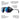 A pair of vintage-style aviator sunglasses with callout text labels explaining features such as a metal frame, removable leather side shields, grip tech temples, grip nose pads, and 360-degree adjustable temples on a white background. #color_black-matte-black-with-spectron-3-lens