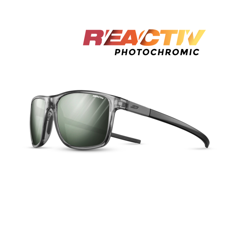 #color_Black / Gray with REACTIV 1-3 Glare Control lens