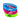 The blue, pink and green Julbo ski straps stacked on top of each other
