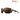 The Julbo-usa Montebianco 2 mountain sunglasses come in matte black with brown lenses, removable side shields, and Reactiv technology branding on the frame and top right corner. #color_black-with-reactiv-2-4-polarized-lens