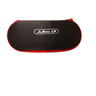 A black and red Hard Sunglasses Case by Julbo Eyewear, designed for secure eyewear protection with a zippered closure, is shown against a white background.