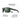 Black wraparound sunglasses with green-tinted lenses, shown on a white background with callout lines and text describing features: nose grip, wraparound curved temples, and grip tech temples. #color_black-matte-black-with-spectron-3-polarized-lens
