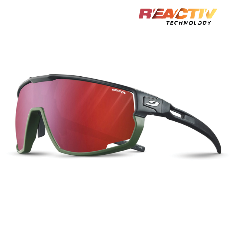  Julbo Cyclon Gafas de nieve, marco gris/rojo - REACTIV 2-3  lente roja con control de deslumbramiento con espejo rojo : Deportes y  Actividades al Aire Libre