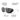 A pair of shield-style sunglasses with dark gray lenses and a translucent olive-green metal frame, shown on a white background with callout lines and text describing features such as removable leather side shields, nose grip, and adjustable slim temples. #color_army-green-/-black-with-spectron-3-lens