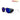 A pair of REACTIV photochromic sunglasses with a black frame, silver temples, and blue-to-purple photochromic lenses, shown on a white background with the REACTIV PHOTOCHROMIC logo in the top right. #color_black-/-white-with-reactiv-2-4-lens