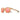 Spectra-Plus sunglasses with a translucent warm gold frame and mirrored pink lenses, shown on a clean white background. #color_matte-blush-with-spectron-3-lens