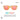 Spectron 3 sunglasses with a translucent peach frame and mirrored orange-to-pink lenses, shown on a white background with text describing 13% VLT and Spectron 3 technology. #color_matte-blush-with-spectron-3-lens