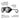 vermont classic sunglasses in black #color_chrome-black-with-spectron-4-lens