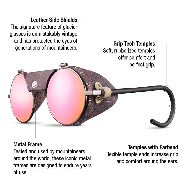 goggles leather Vermont Classic Glacier Glasses